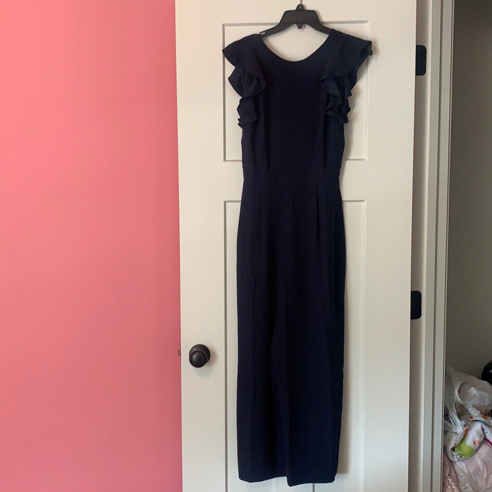 NWT Navy J. Crew Jumpsuit